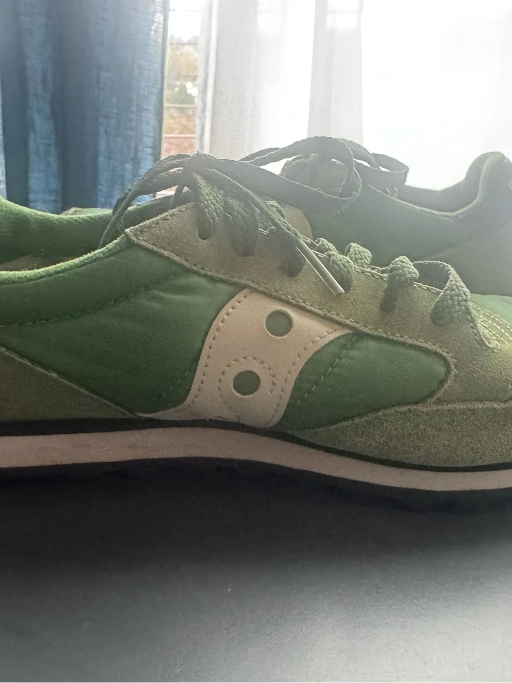 Retro Green Saucony Jazz Low-pro sneakers - men’s 8/ euro 41